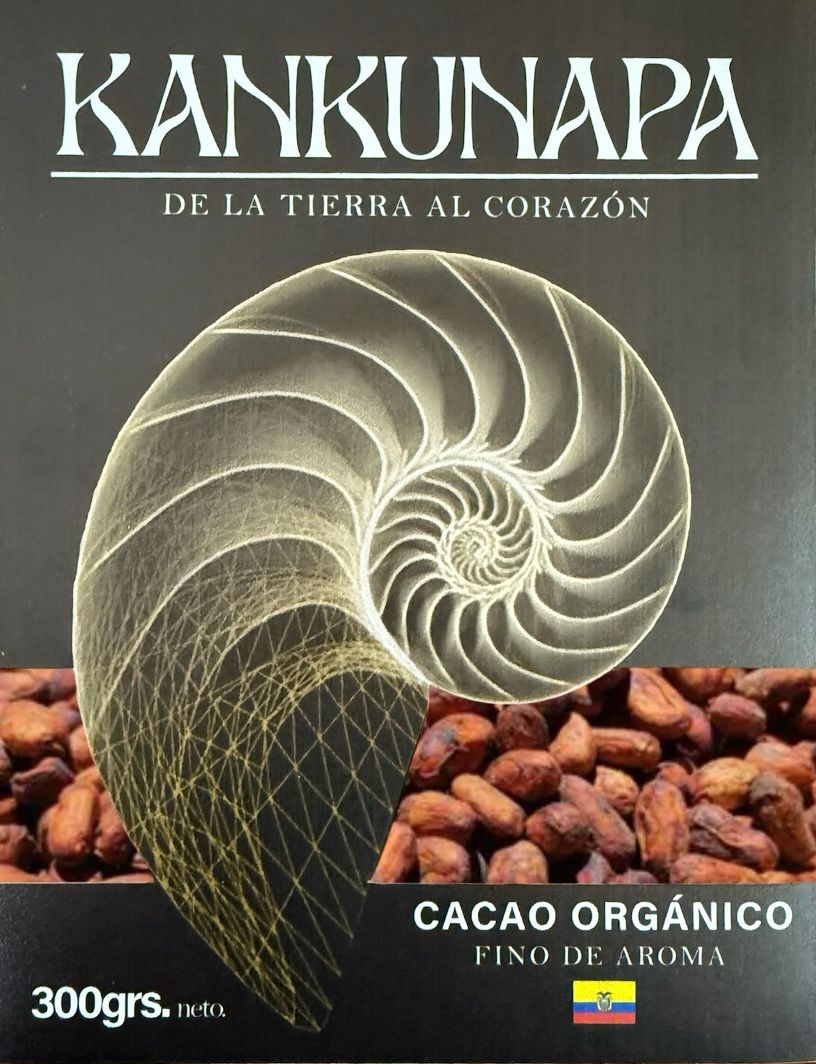Pepas de cacao orgánico KANKUNAPA 300gr