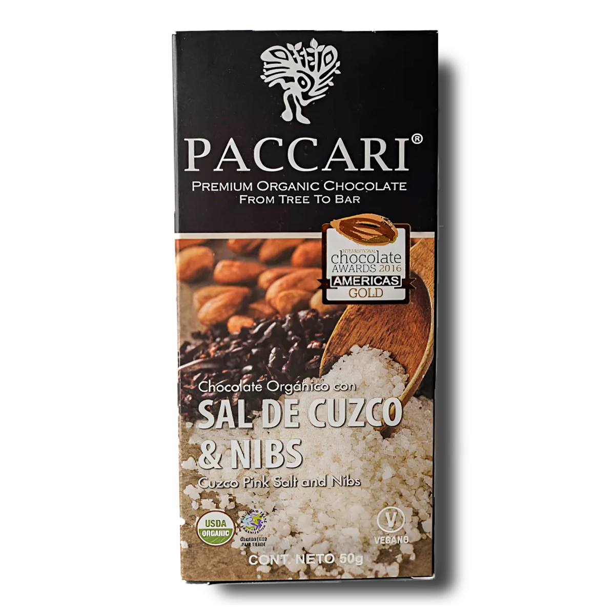 Barra de Sal de Cuzco 60% Paccari 50gr
