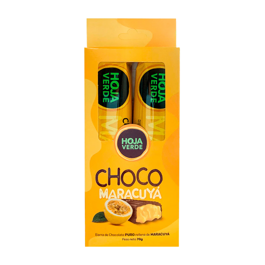 CHOCO Duo Relleno HOJA VERDE 70gr