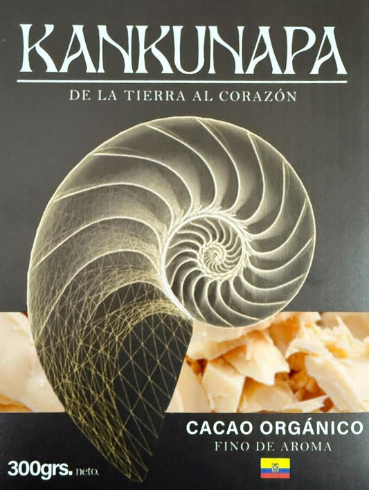 Manteca de cacao orgánica KANKUNAPA 300gr