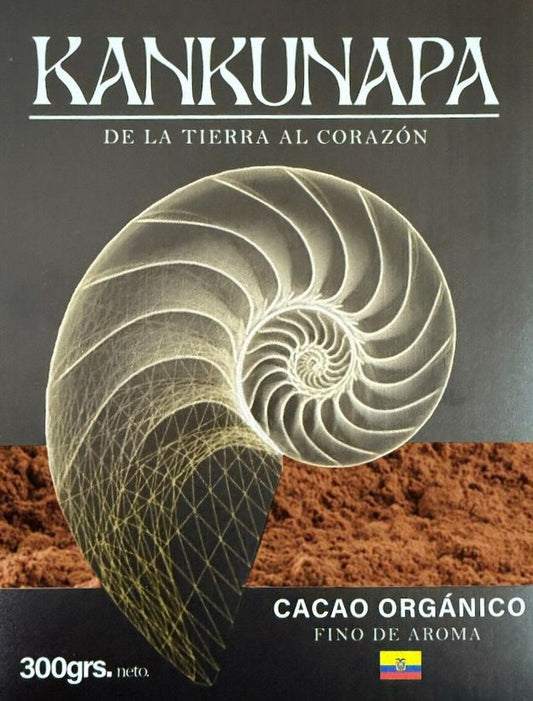 Cacao en polvo 100% orgánico KANKUNAPA 300gr