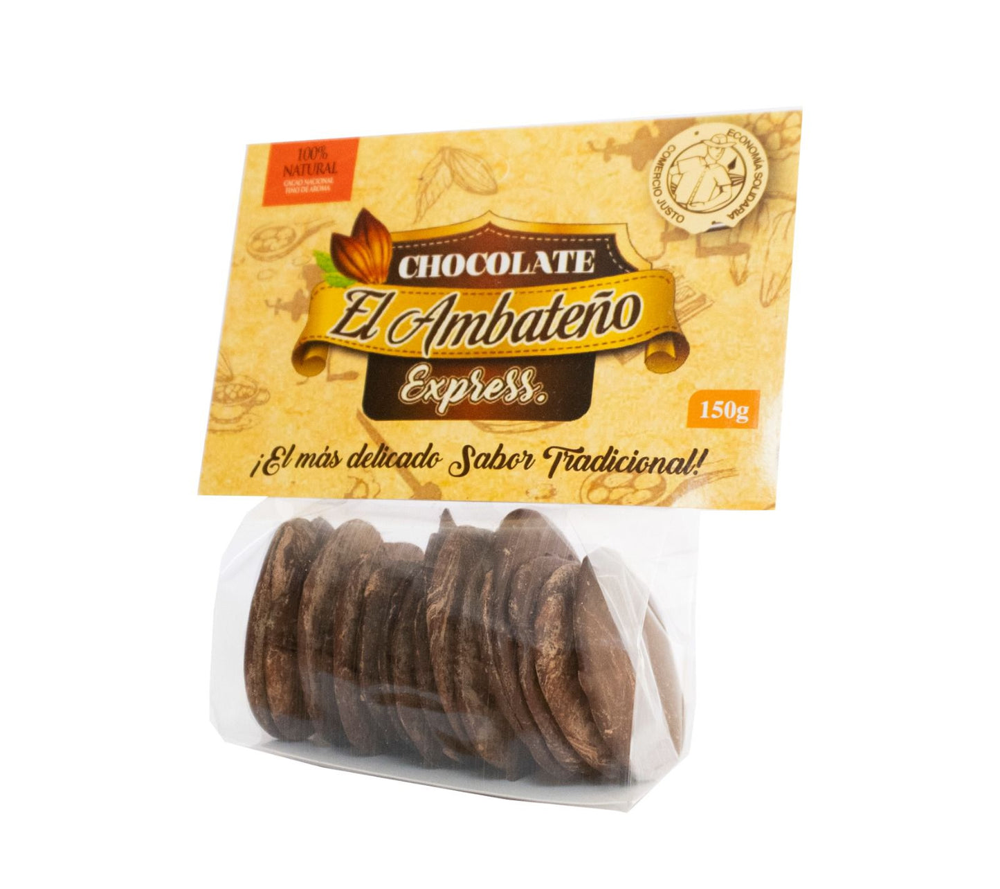 Chocolate de taza "El Ambateño" 150gr