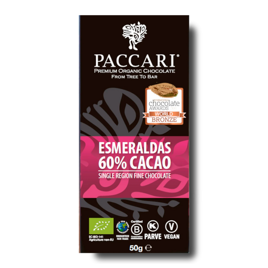 Barra de Esmeraldas 60% Paccari 50gr