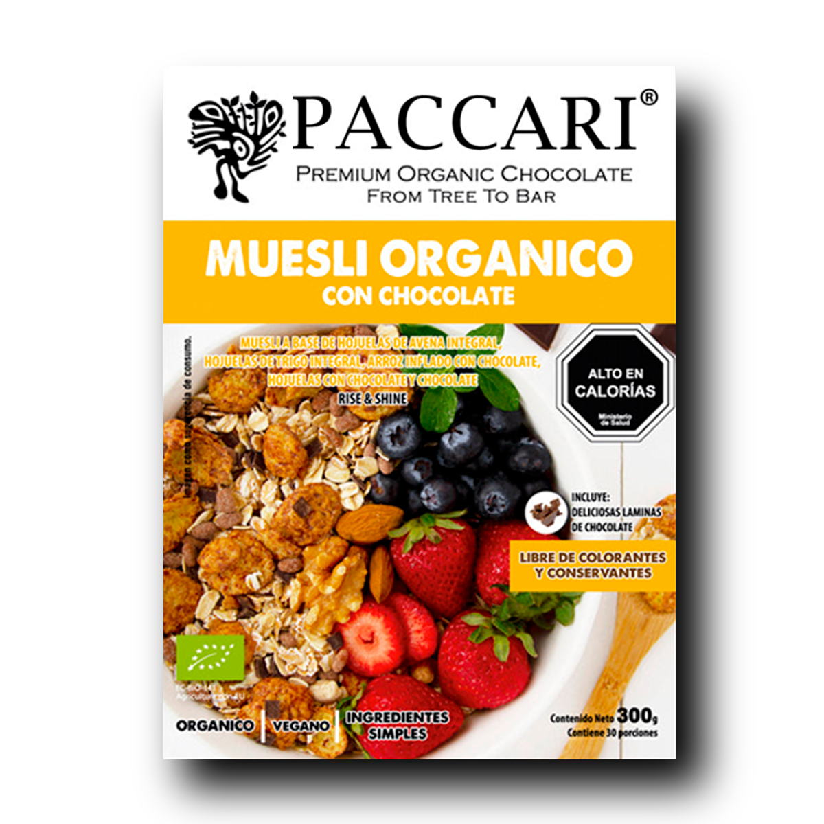 Muesli Orgánico Paccari 300gr